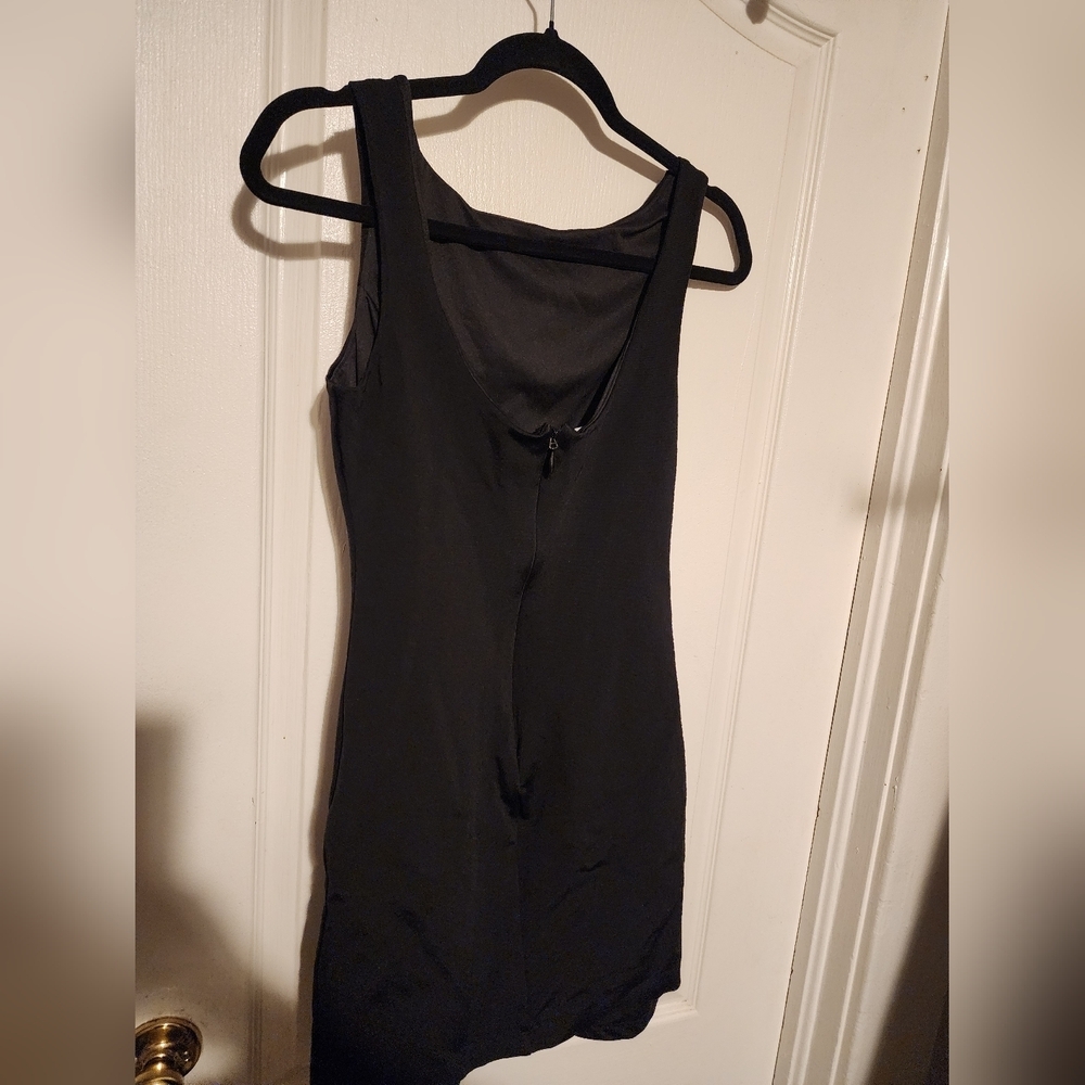 Bebe Black Bodycon Mini Dress Size M - Picture 5 of 6